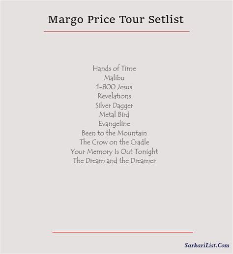 Margo Price Setlist